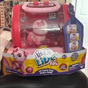 Lil' Cutie Pup Play-Case - Pink NWT